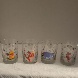 Disney Winnie the Pooh Character Glass Set